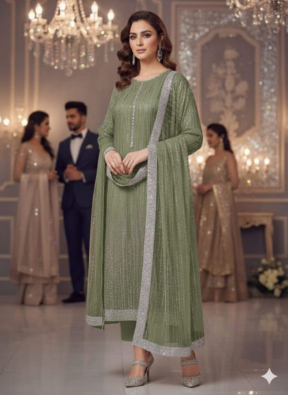 Net 2pc – Unstitched Turkish Cutdana Collection