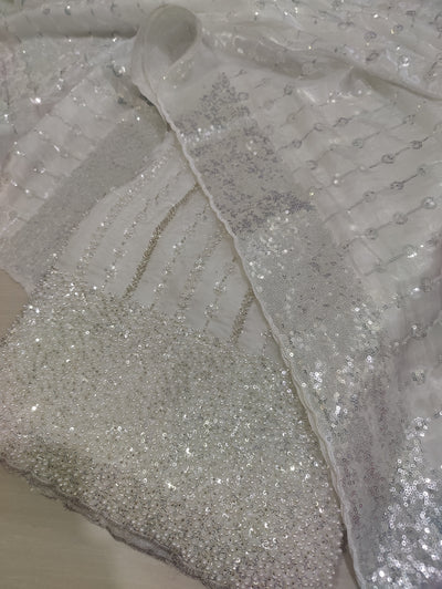 Turkish Cutdana Silk Set – 2pc Unstitched for Formal Occasions