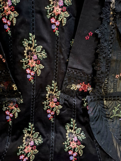 3-Piece Lawn Chikankari Suit for Women | Summer Collection