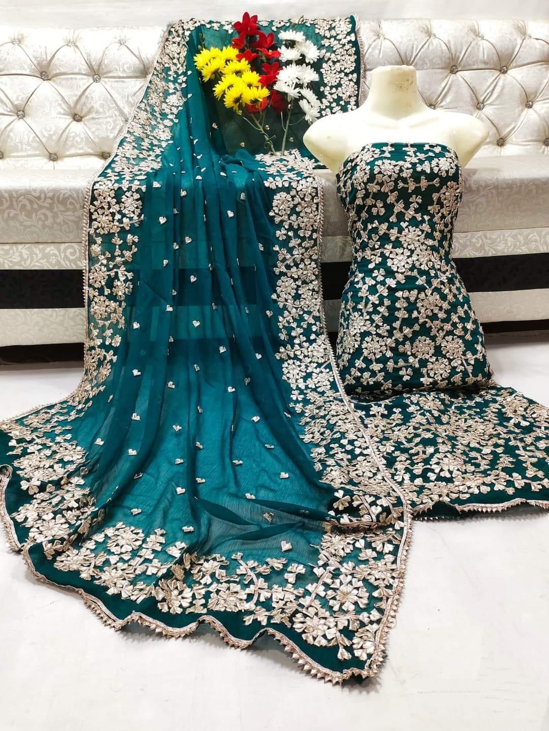 Luxury Chiffon 2pc Unstitched – Perfect for Formal Stitching