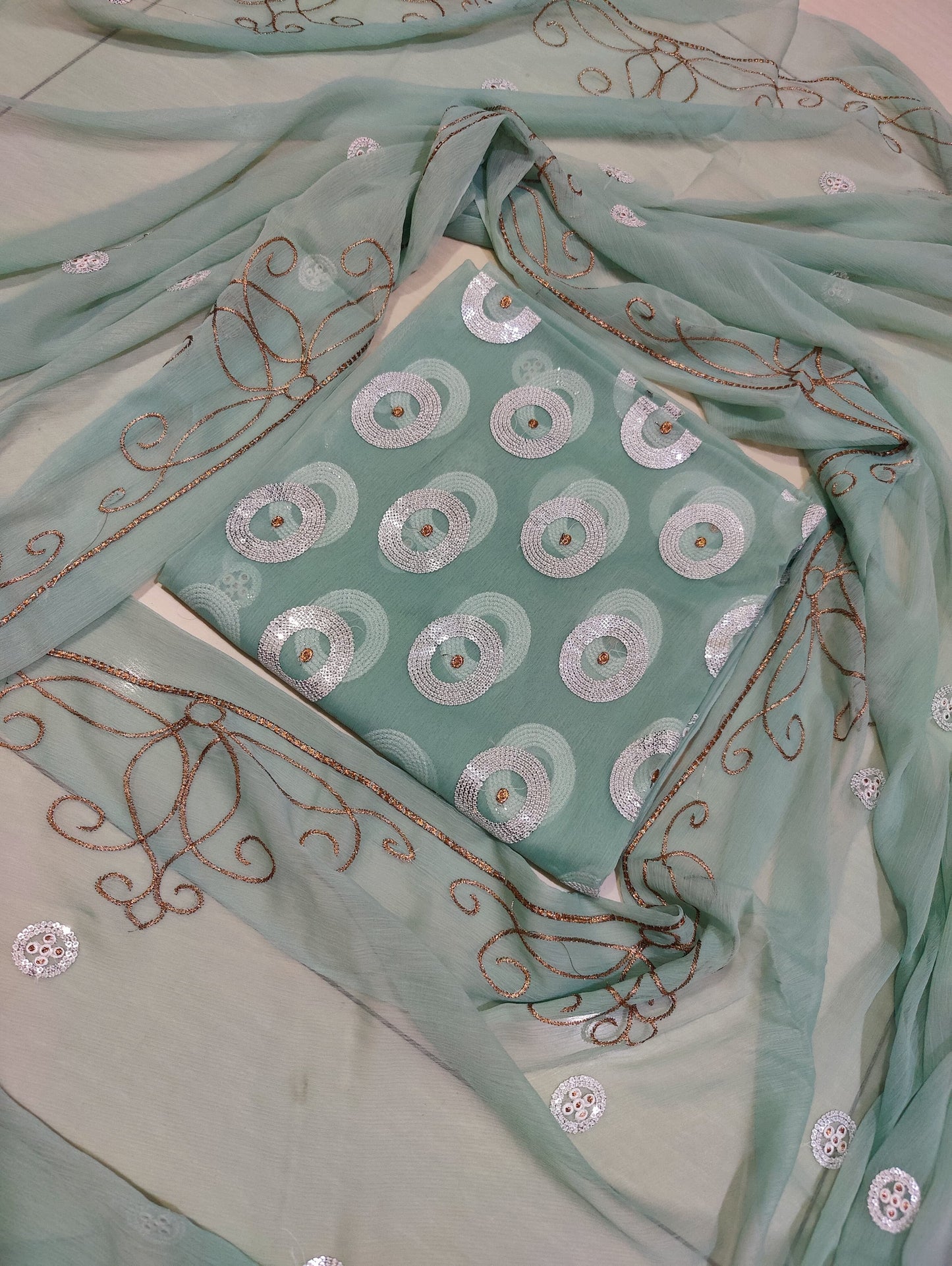 Chiffon 2pc unstitched