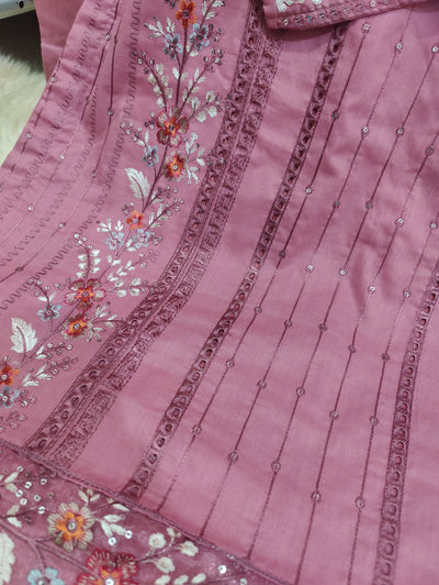 Chikankari Embroidered Lawn Suit – 3pc | Premium Collection