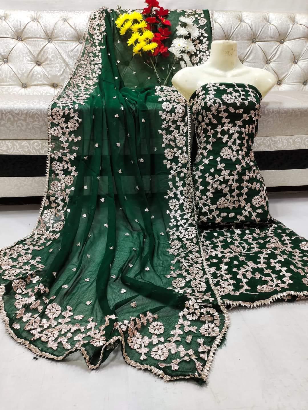 Luxury Chiffon 2pc Unstitched – Perfect for Formal Stitching