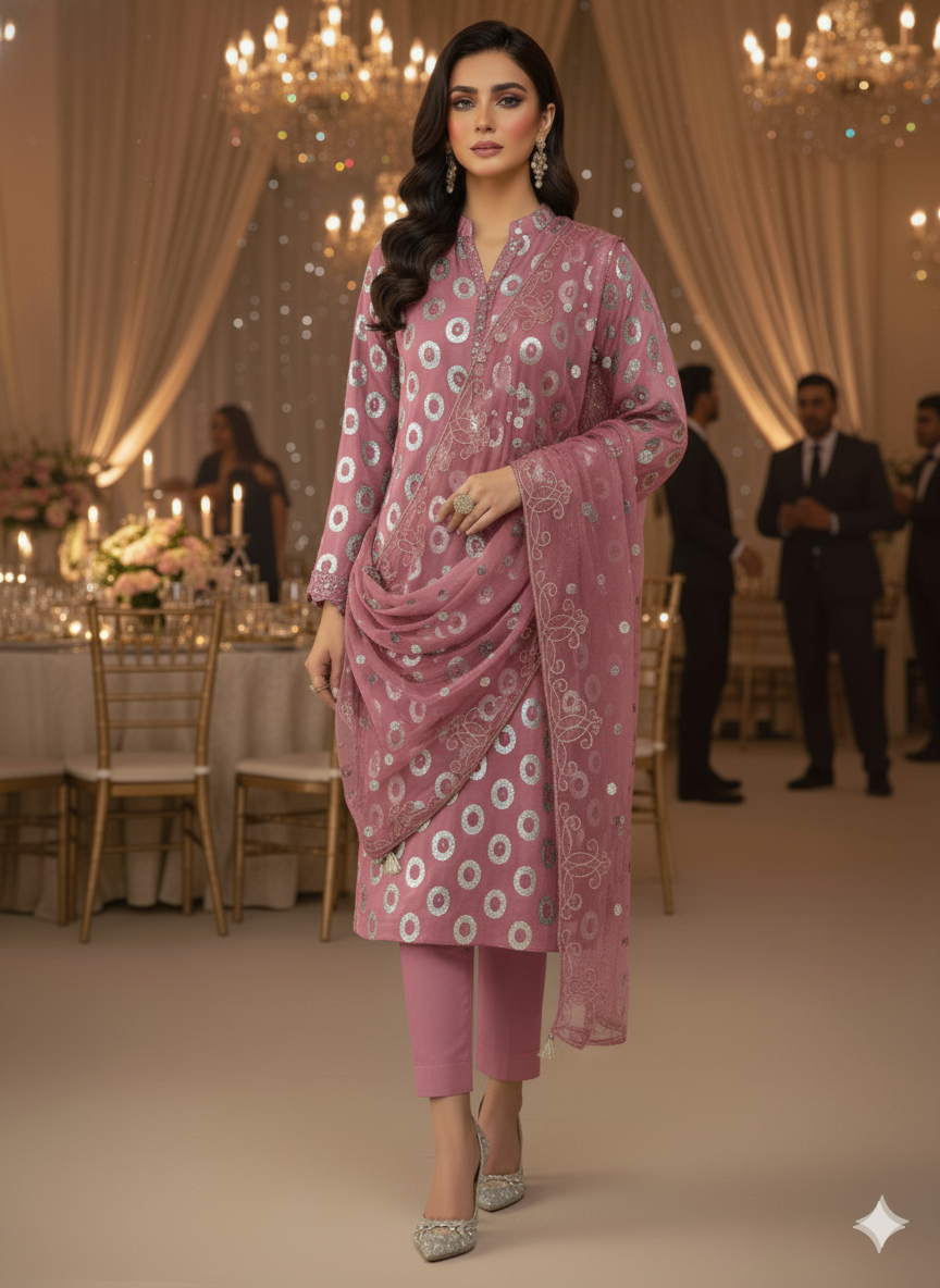 Chiffon 2pc unstitched