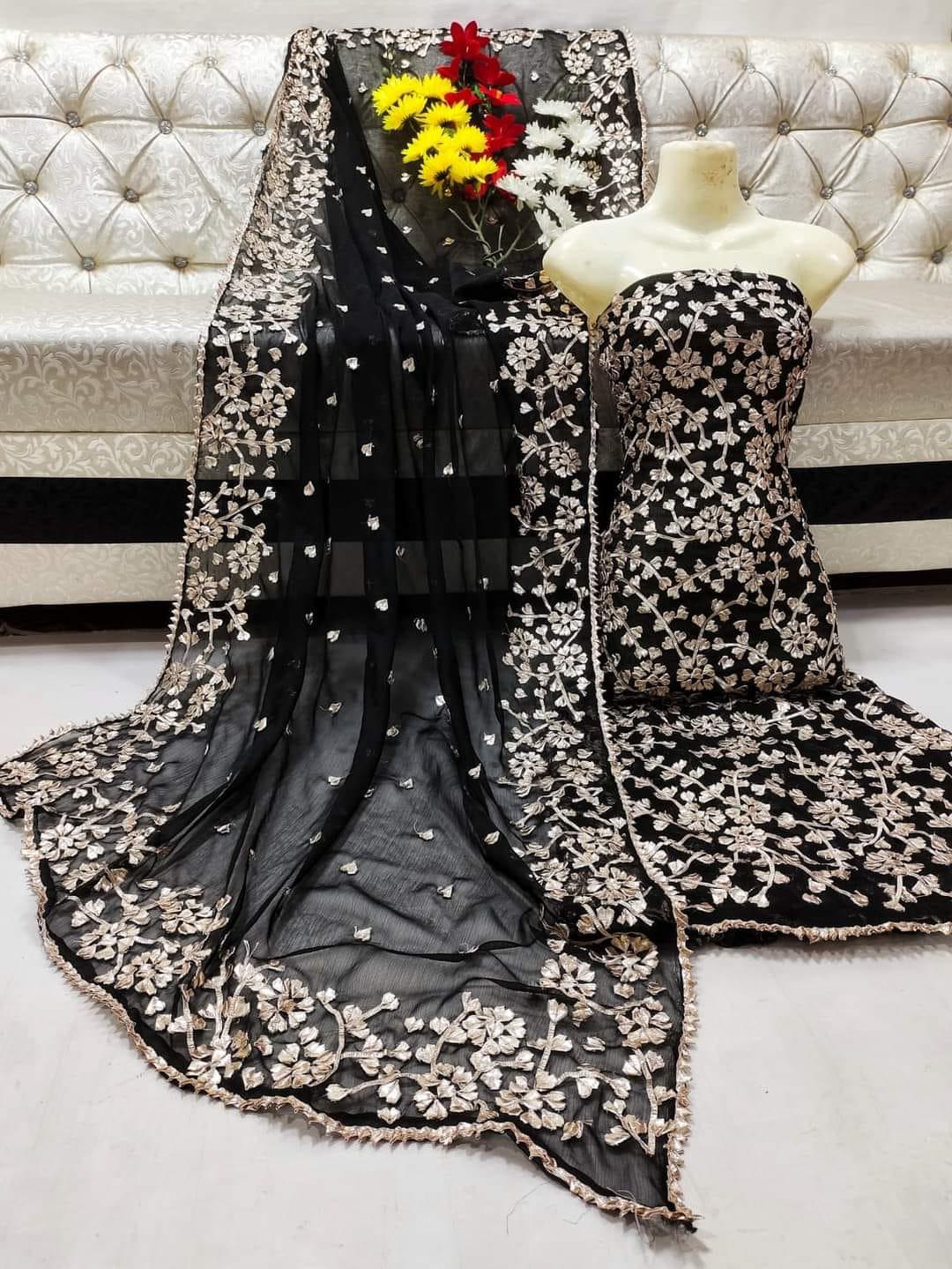 Luxury Chiffon 2pc Unstitched – Perfect for Formal Stitching