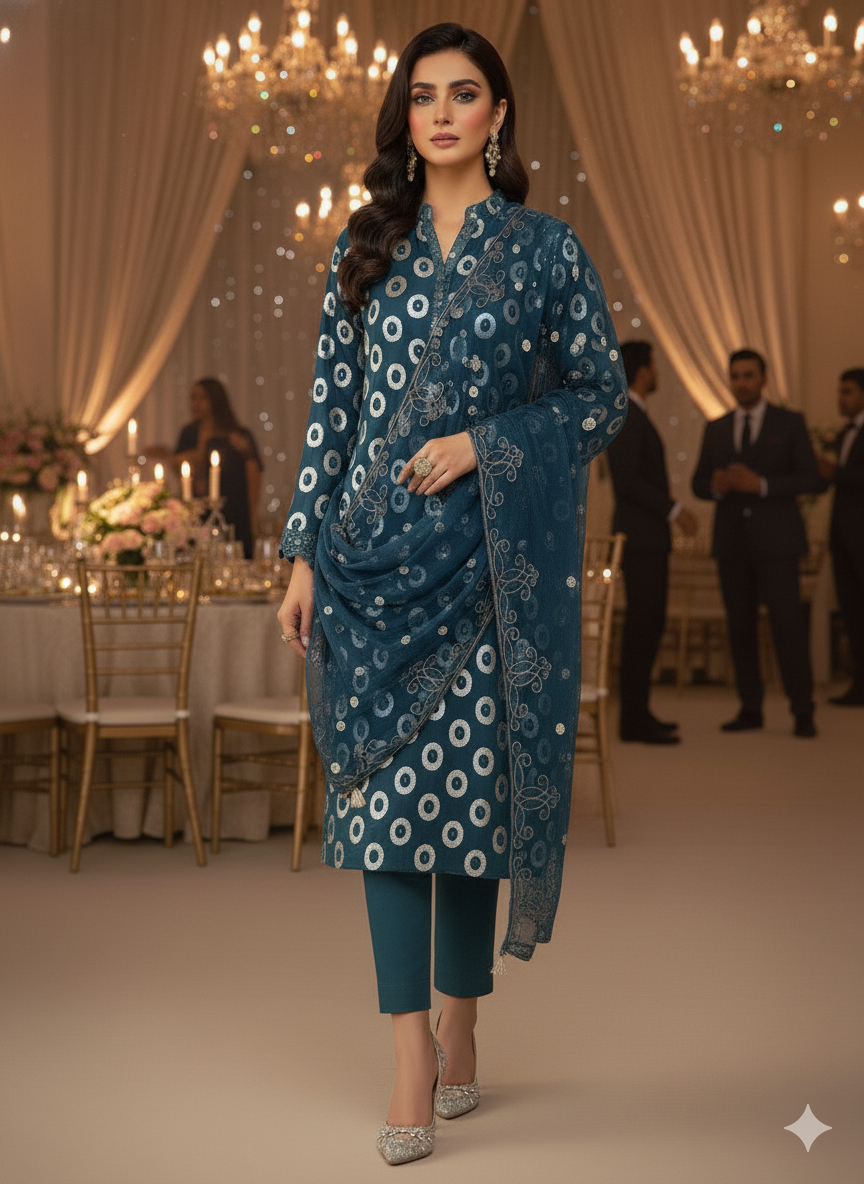 Chiffon 2pc unstitched