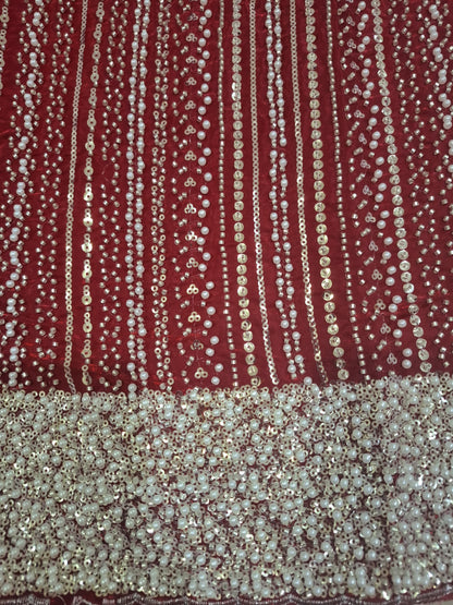 Silk 2pc Unstitched – Luxe Turkish Cutdana Embroidery Edition Fountain