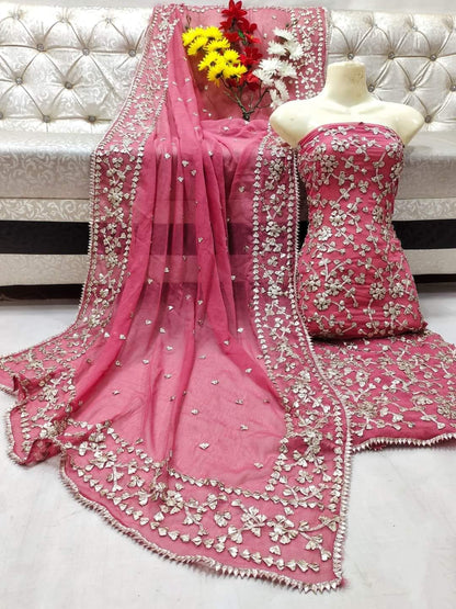 Luxury Chiffon 2pc Unstitched – Perfect for Formal Stitching