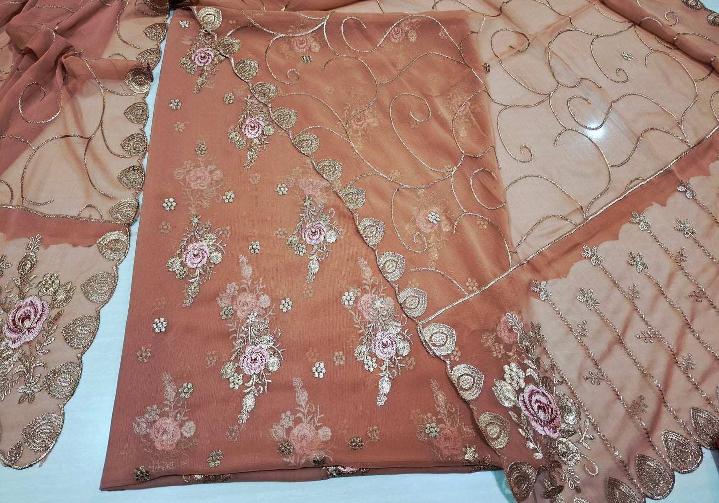 Chiffon 2pc unstitched