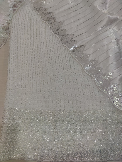 Silk 2pc – Unstitched Turkish Cutdana Collection - 4