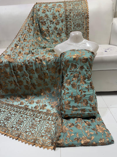 Chiffon unstitched 2pc