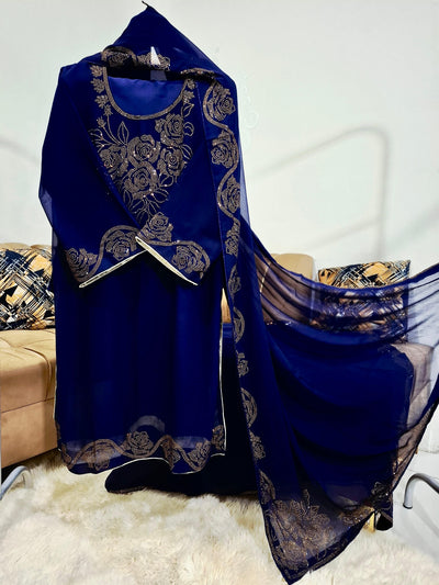 Designer Chiffon 3pc Party Wear