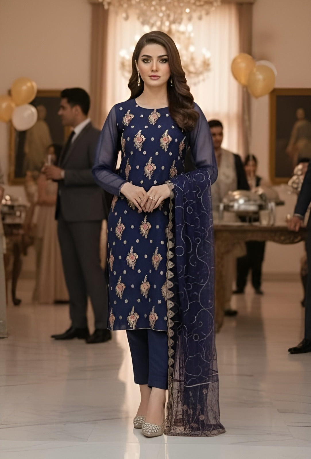 Chiffon 2pc unstitched