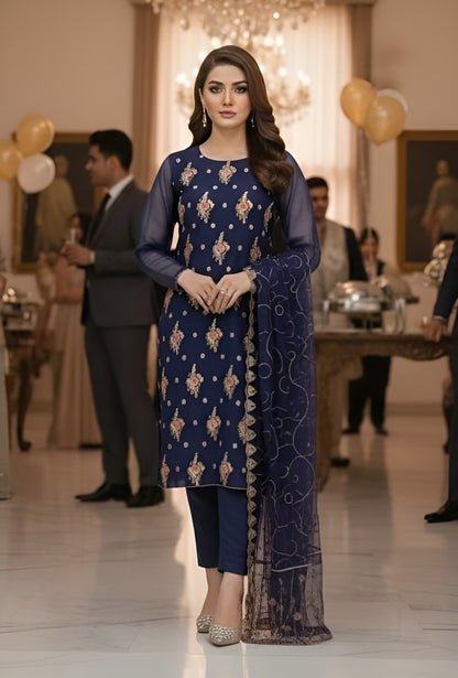 Chiffon 2pc unstitched