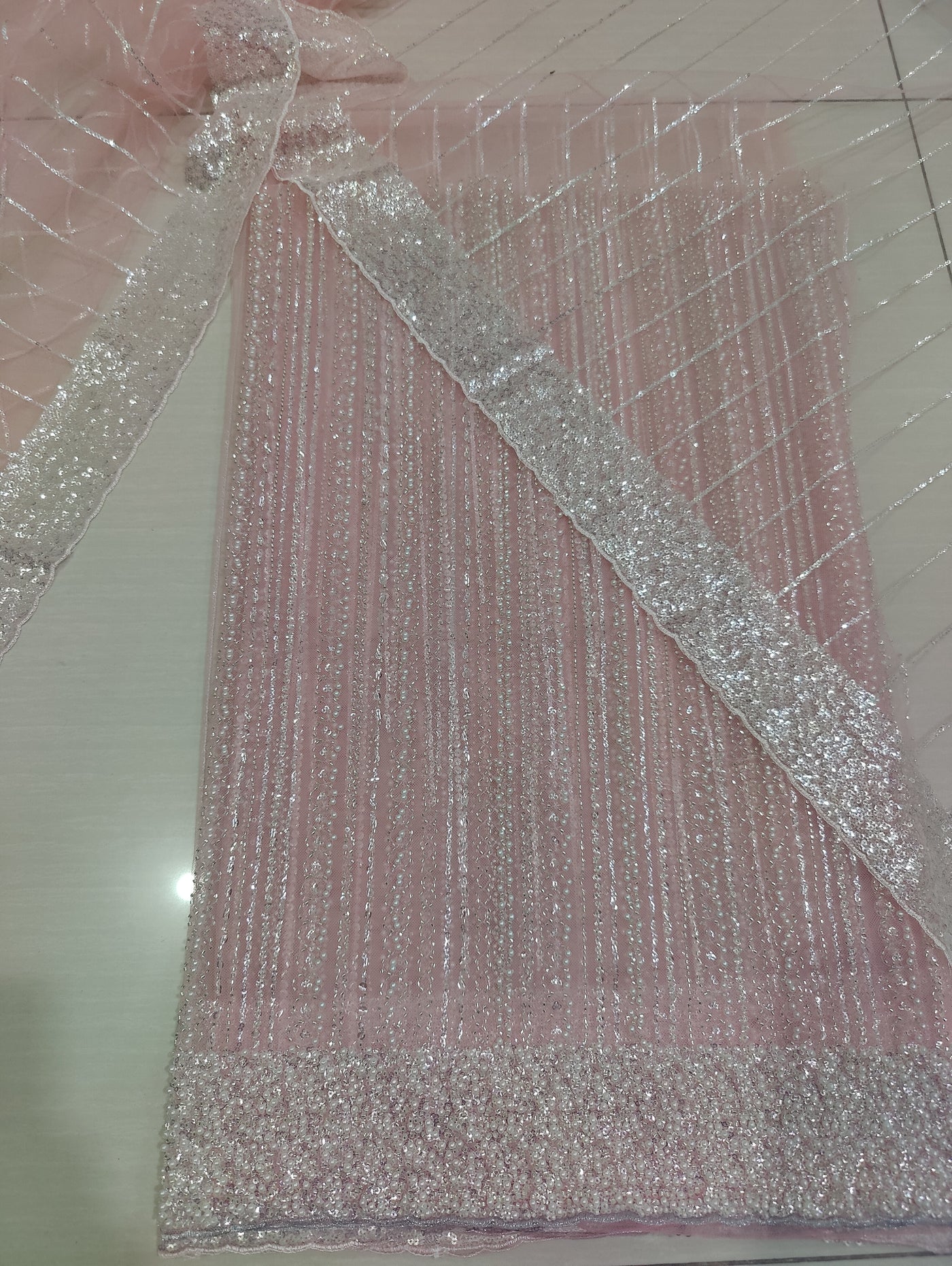 Net 2pc – Unstitched Turkish Cutdana Collection