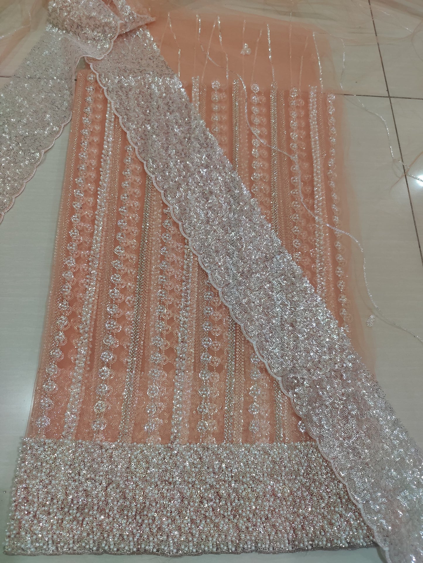 Net 2pc – Unstitched Turkish Cutdana Collection - 7