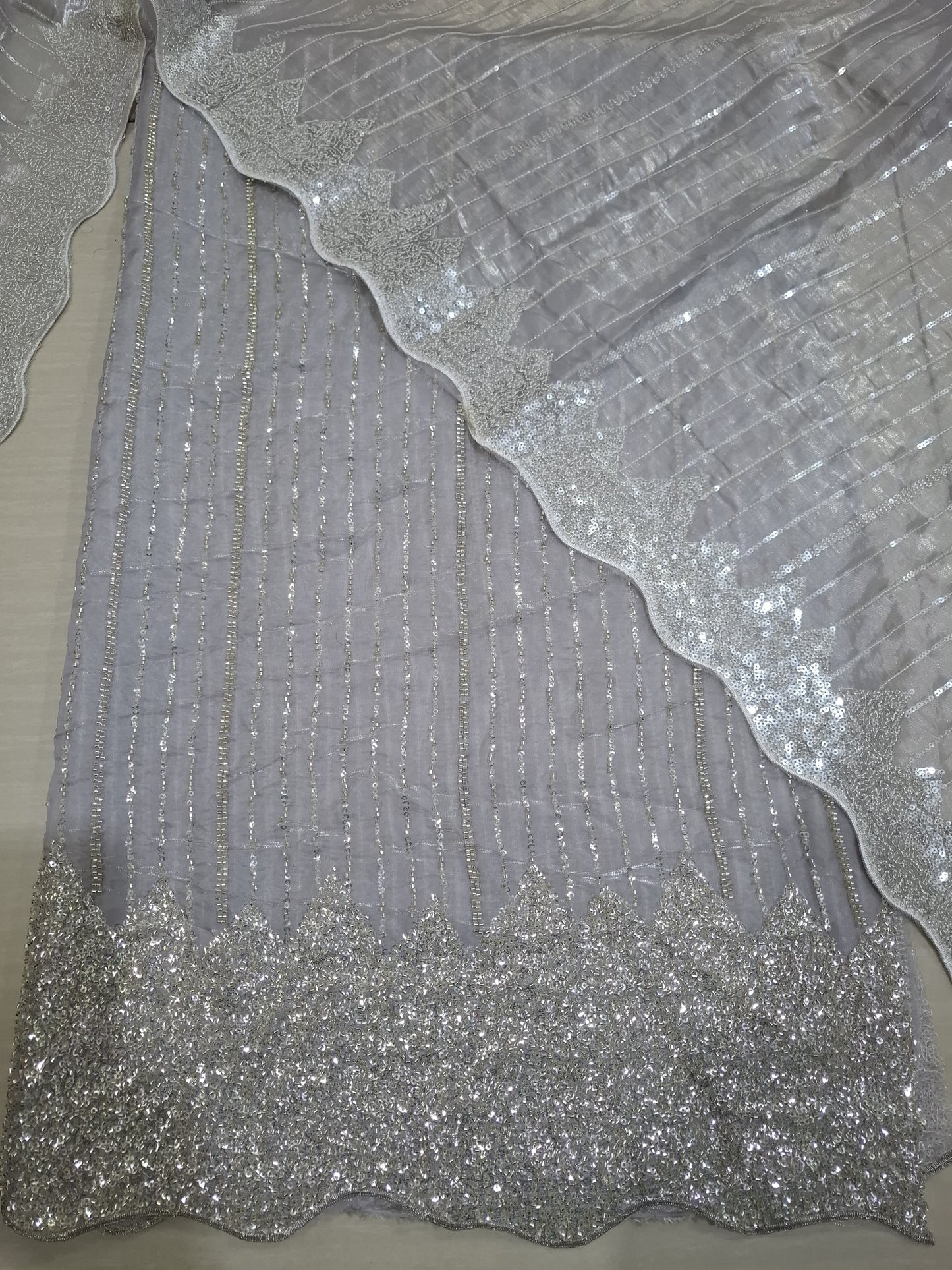 Artisan Silk 2pc – Unstitched Turkish Cutdana Collection - 2