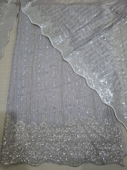 Artisan Silk 2pc – Unstitched Turkish Cutdana Collection - 2