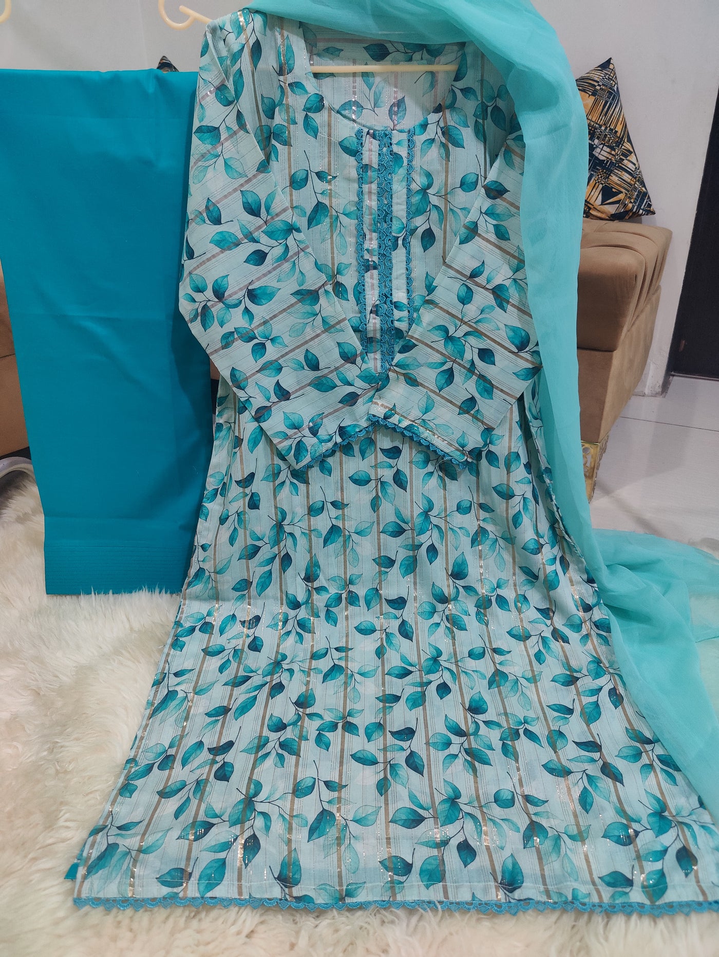 Women's Lawn 3pc Outfit | Breezy Comfort & Chic Design