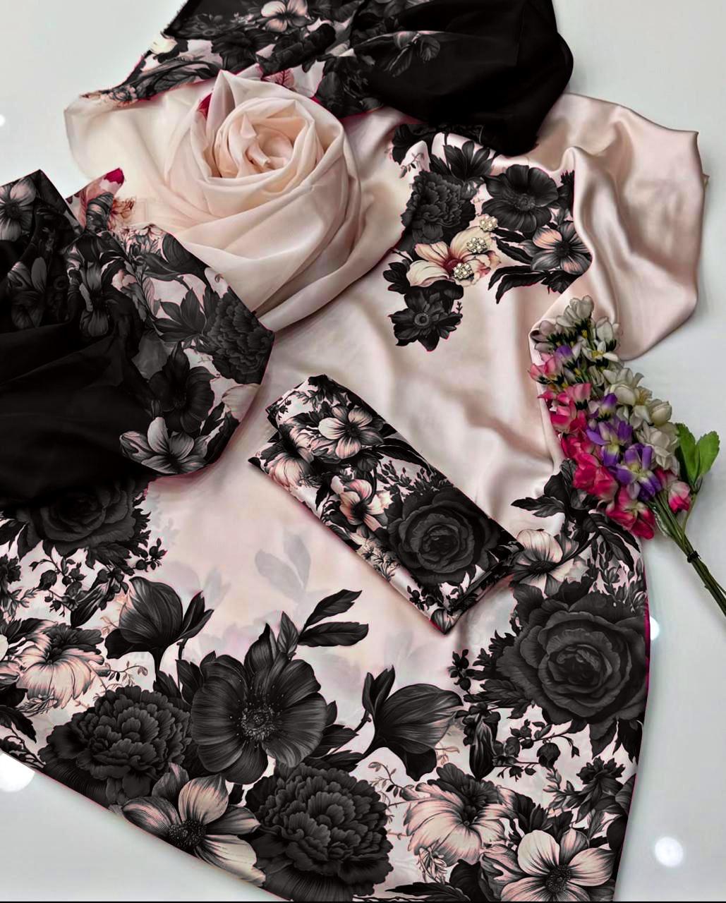 Silk 3pc unstitched