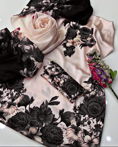 Silk 3pc unstitched