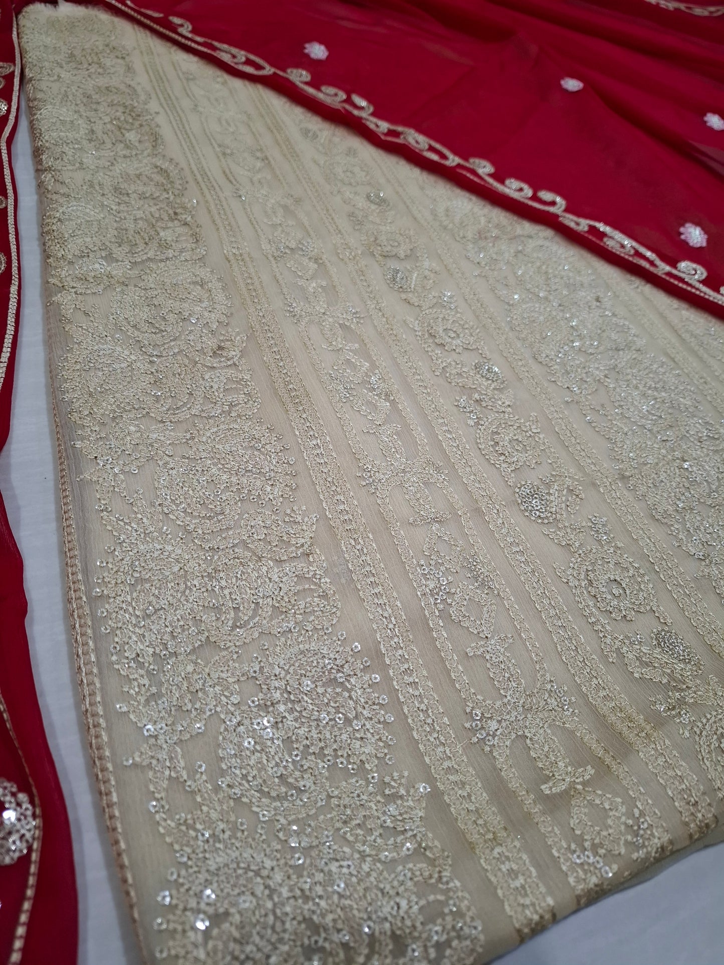 Chiffon Embroidered 2pc unstitched