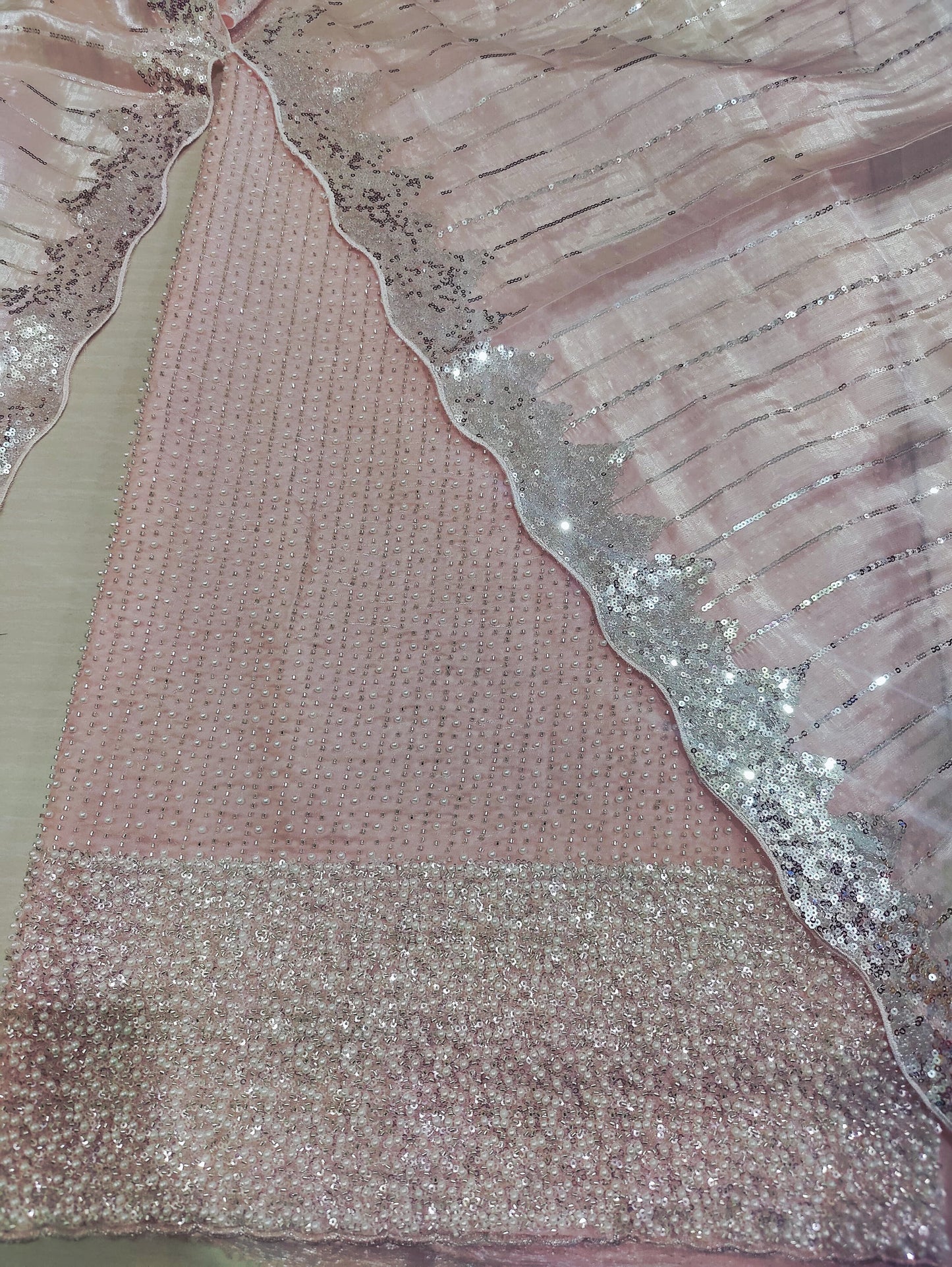 Silk 2pc – Unstitched Turkish Cutdana Collection - 4