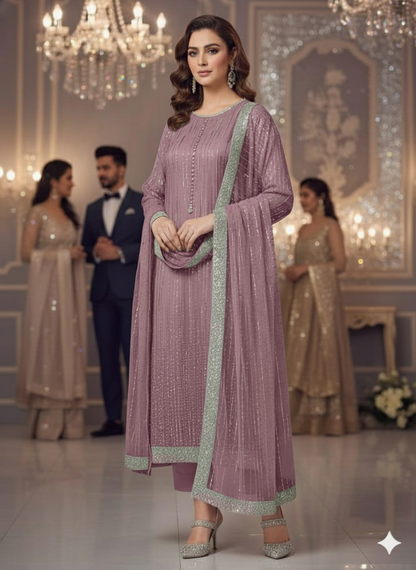 Net 2pc – Unstitched Turkish Cutdana Collection