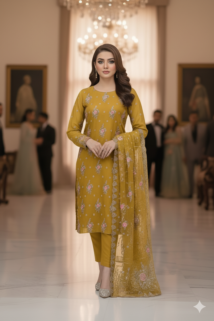 Chiffon 2pc unstitched