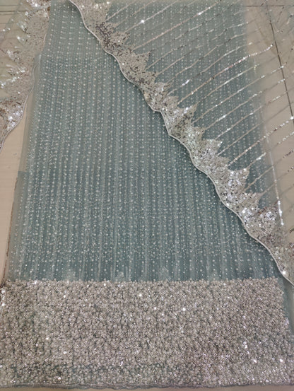 Net 2pc – Unstitched Turkish Cutdana Collection - 3