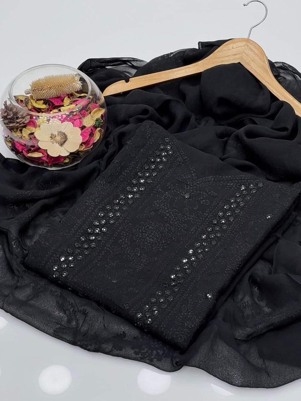 Luxury Chiffon 2pc Unstitched – Perfect for Formal Stitching