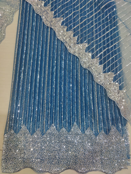 Net 2pc – Unstitched Turkish Cutdana Collection - 4