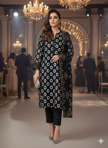 Chiffon 2pc unstitched