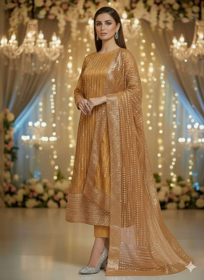 Net 2pc – Unstitched Turkish Cutdana Collection - 2