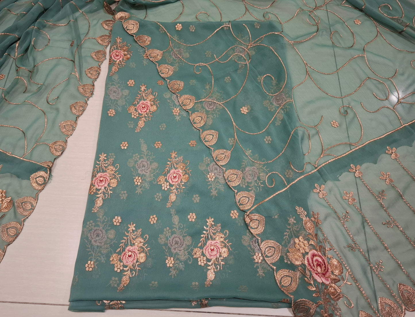 Chiffon 2pc unstitched