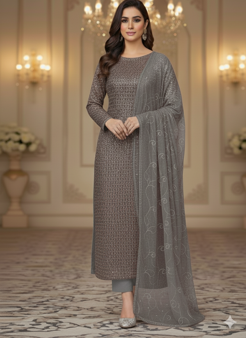 Chiffon 2pc unstitched