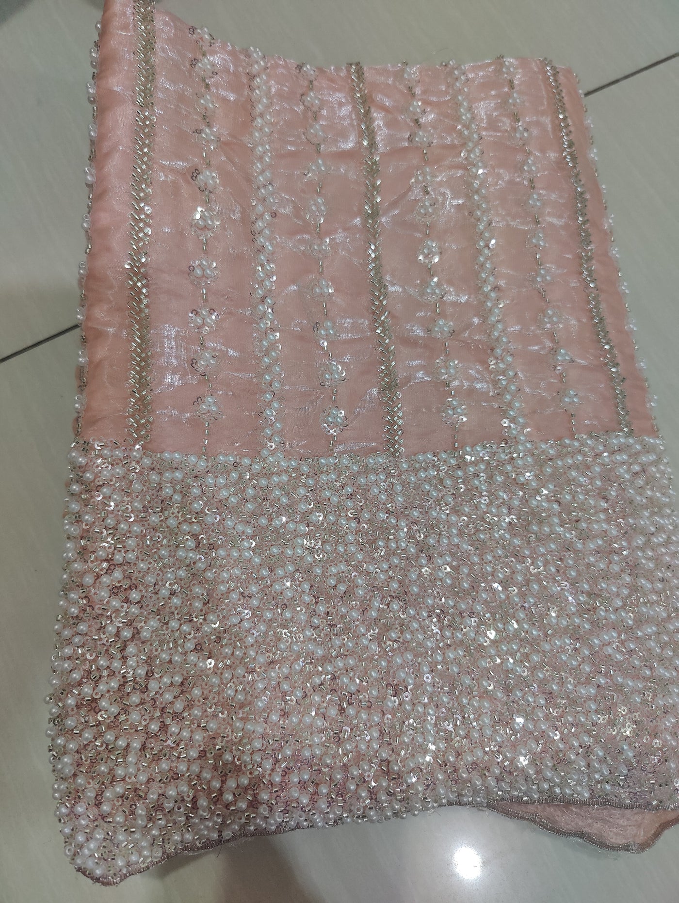Turkish Cutdana Silk Set – 2pc Unstitched for Formal Occasions