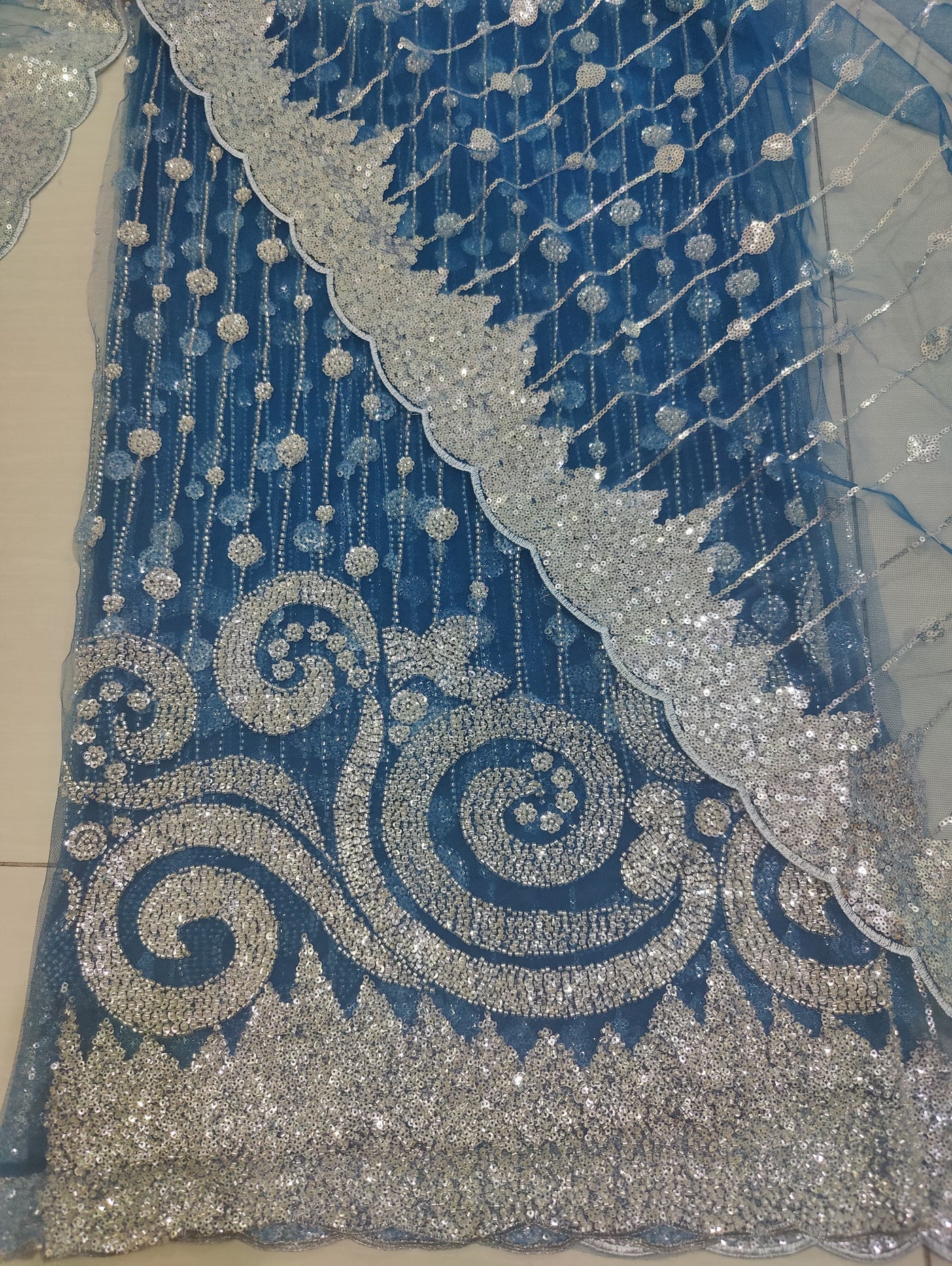 Net 2pc – Unstitched Turkish Cutdana Collection - 5