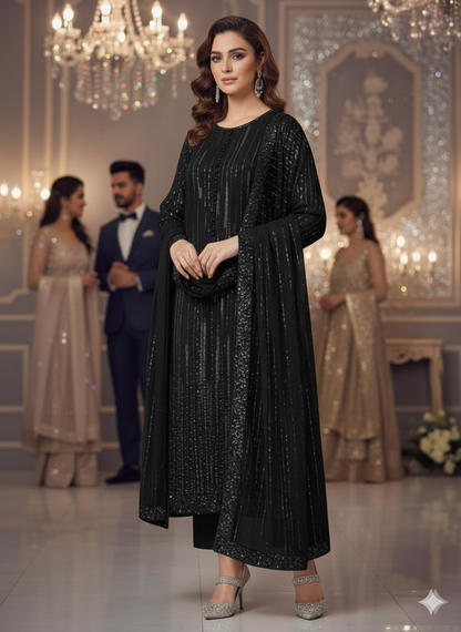 Net 2pc – Unstitched Turkish Cutdana Collection