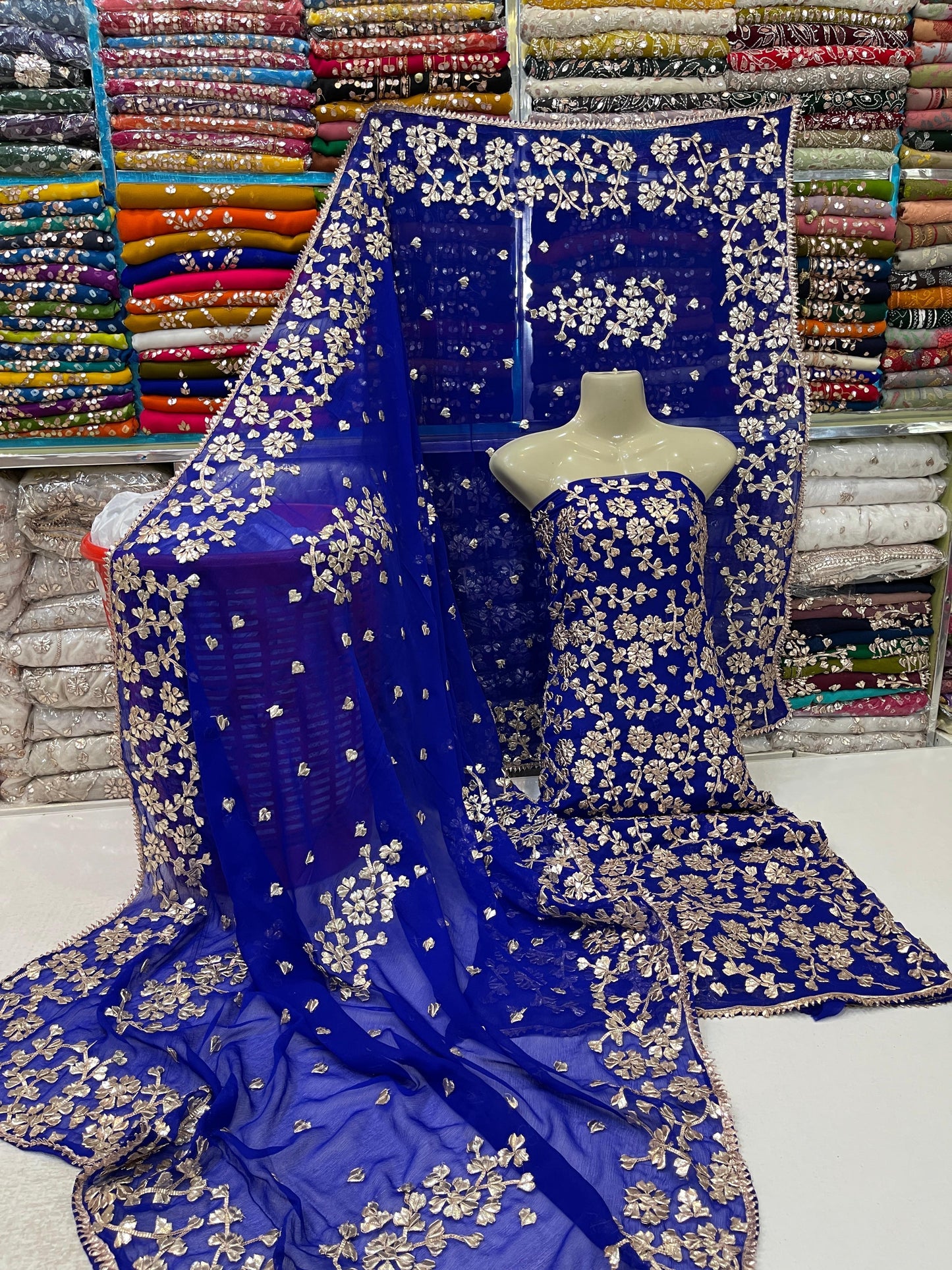 Unstitched Chiffon 2Pc – Lightweight & Graceful