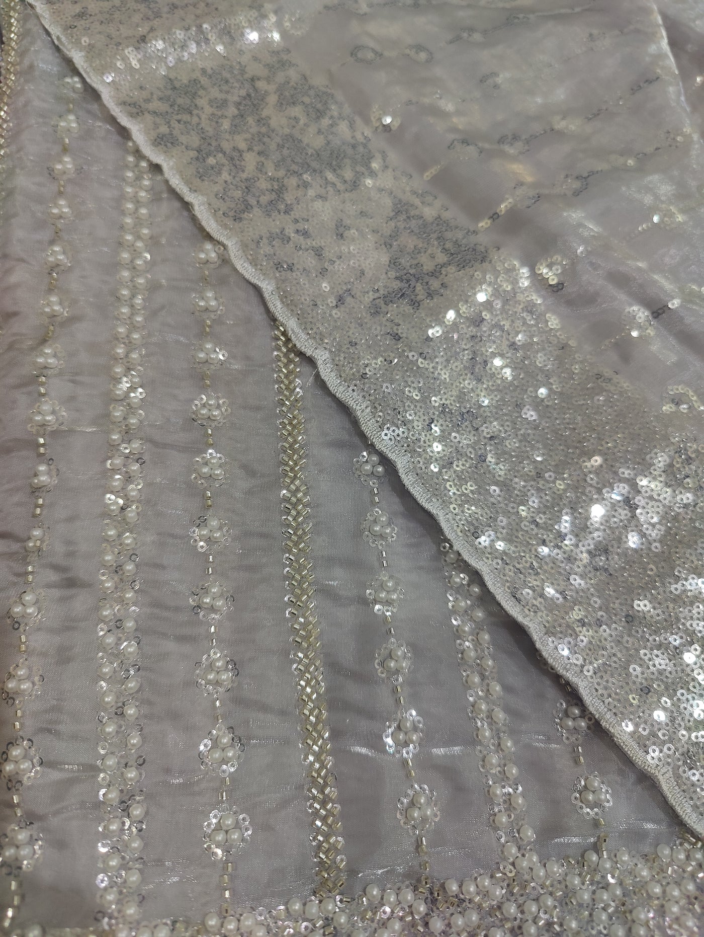 Artisan Silk 2pc – Unstitched Turkish Cutdana Collection