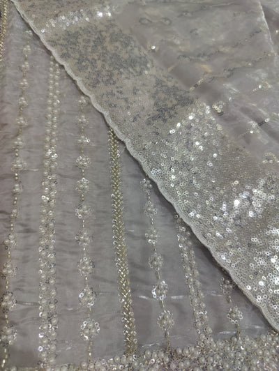 Artisan Silk 2pc – Unstitched Turkish Cutdana Collection