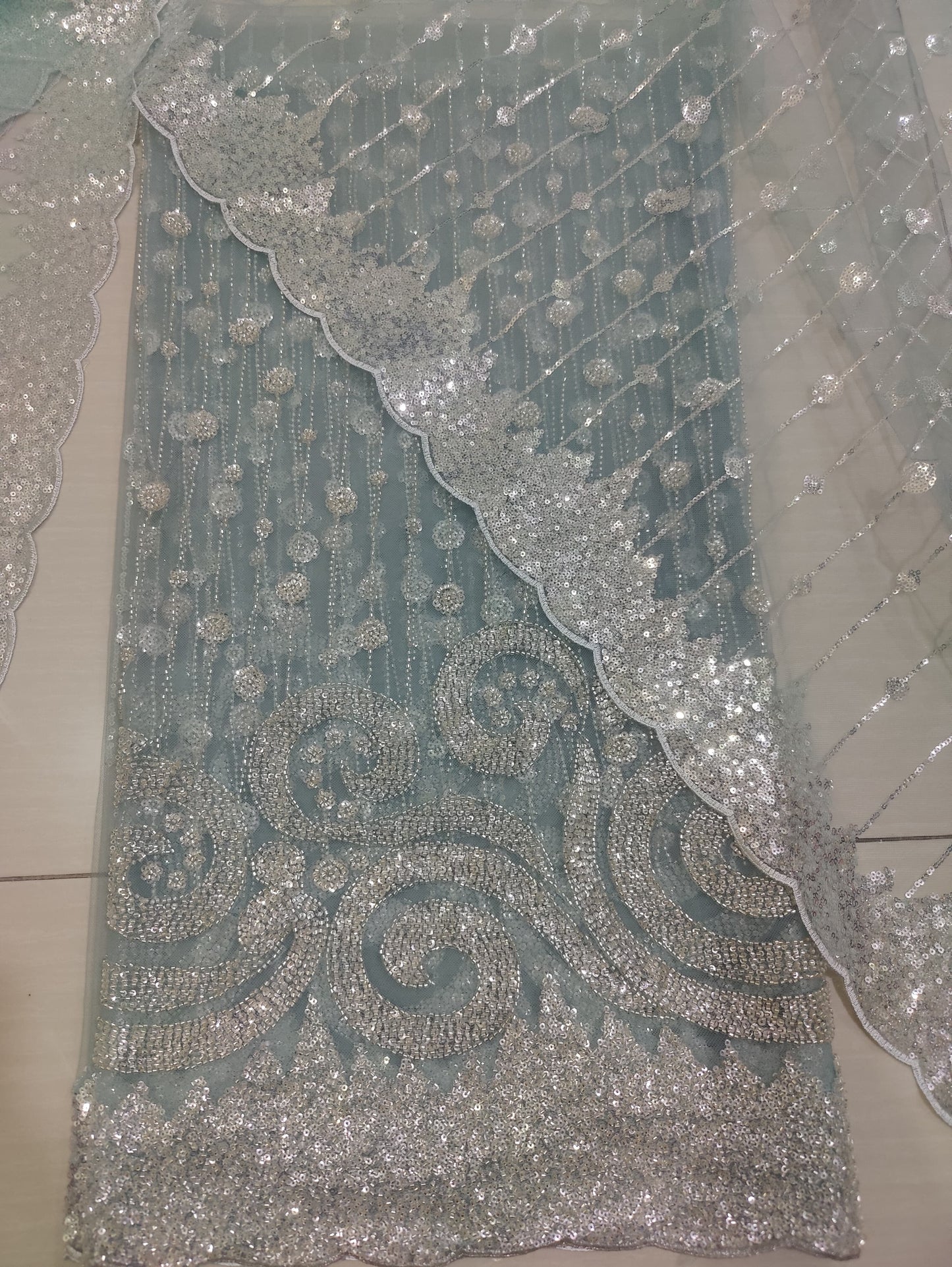 Net 2pc – Unstitched Turkish Cutdana Collection - 5