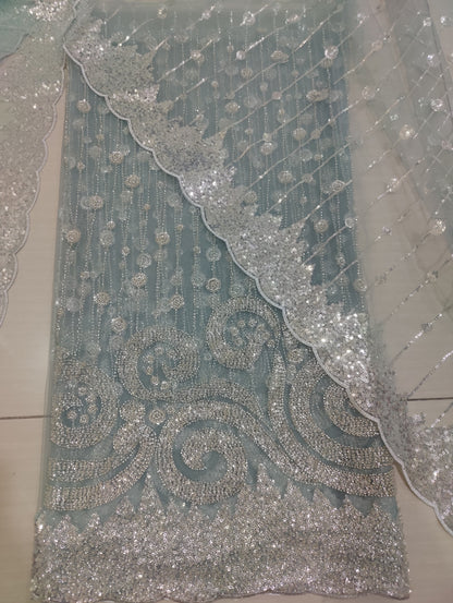 Net 2pc – Unstitched Turkish Cutdana Collection - 5