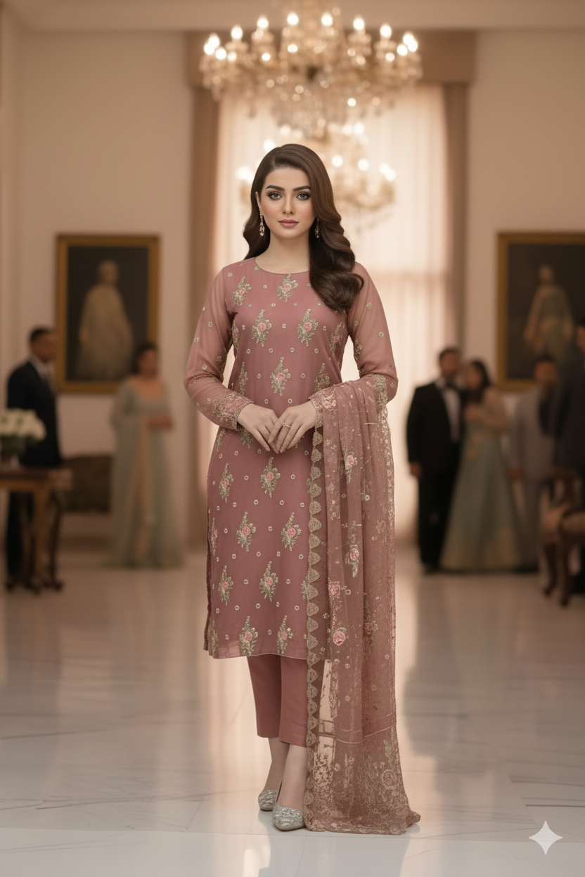 Chiffon 2pc unstitched