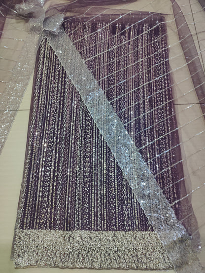 Net 2pc – Unstitched Turkish Cutdana Collection