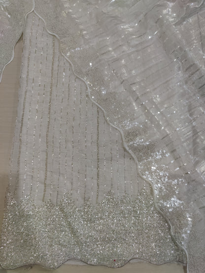 Artisan Silk 2pc – Unstitched Turkish Cutdana Collection - 2