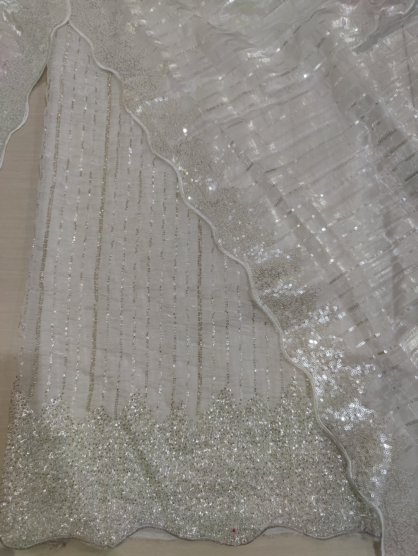 Artisan Silk 2pc – Unstitched Turkish Cutdana Collection - 2