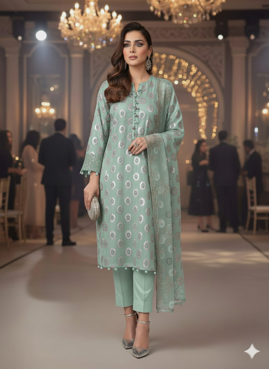 Chiffon 2pc unstitched