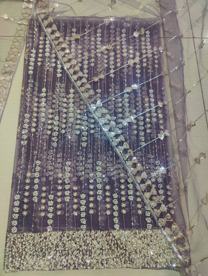 Net 2pc – Unstitched Turkish Cutdana Collection - 9